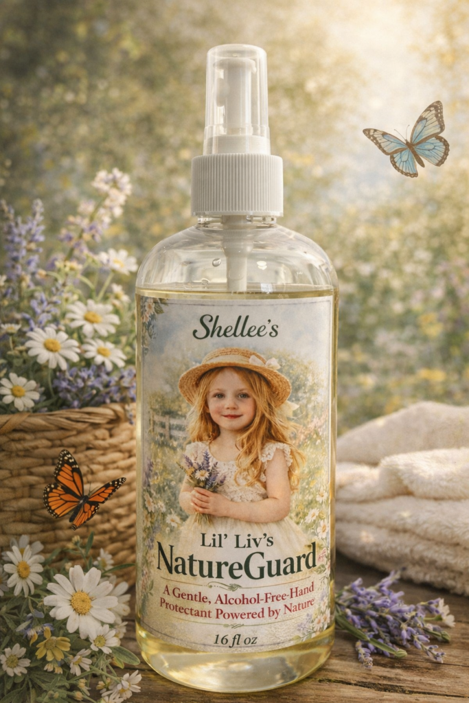 A non-toxic natural hand protectant made completely from nature
