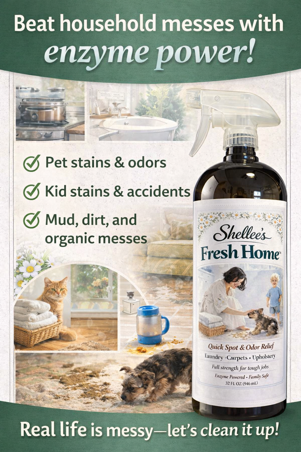 Shellee's Fresh Home Store panel.