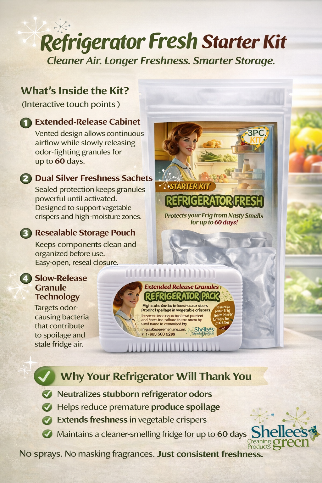 Refrigerator Fresh Store Panel