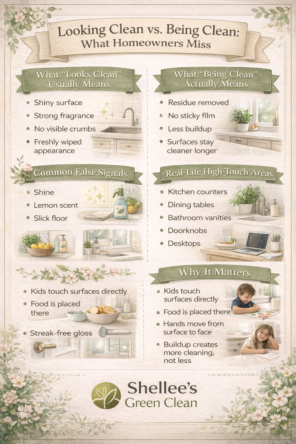 info-graph on cleanliness vs appearance.