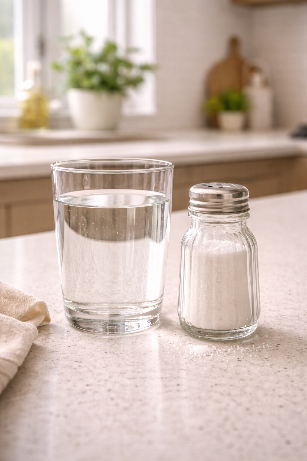 salt water is the leftover byproduct of CLO2