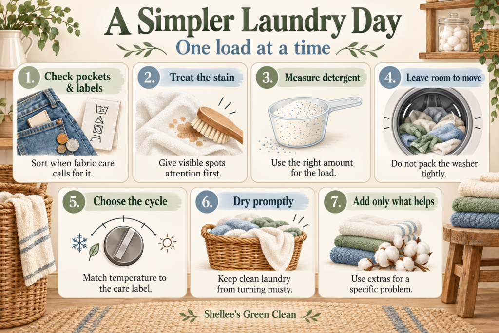 A simpler Laundry Day Infograph
