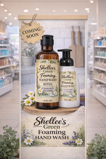 Store Panel for Shellee's Green Foaming Handwash coming soon.