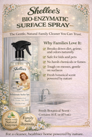 Shellee's Bio-enzymatic spray store panel 2